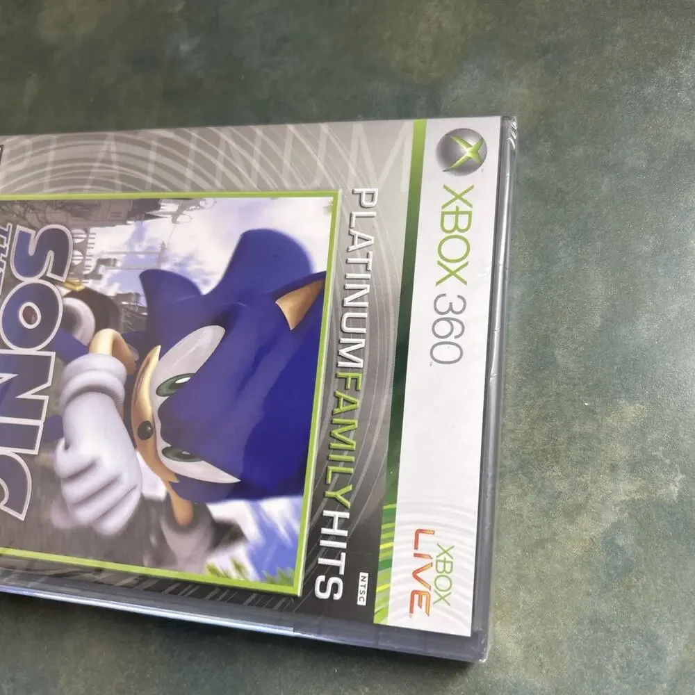 Sonic the Hedgehog Xbox 360 Platinum Family Hits New Sealed READ Target Sticker